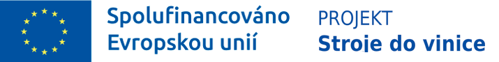 Spolufinacováno Evropskou unií, Strategický plán SZP, Projekt: Stroje do vinice